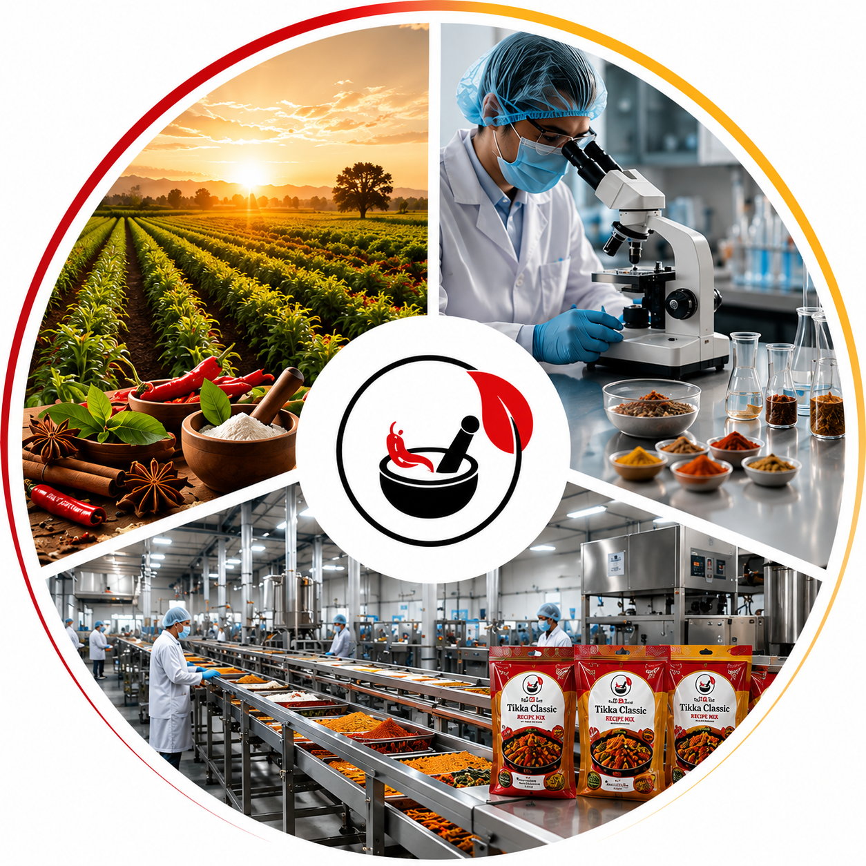 Our Spices Factory Premium Processing